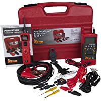 POWER PROBE Kit de Prueba eléctrica Profesional - Red (PPROKIT01) Inc. Power Probe III con PPDMM y Accesorios [Medidas…